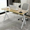 Computer Home Office Desk Corner Wood Metal Desktop Table PC Study Workstation