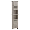 Modern Bathroom Cupboard Tall Cabinet Corner Shelf Rack Storage Unit SpaceSaving