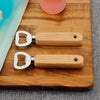 Stainless Steel Wooden Handle Beer Wine Bottle Opener Opening Tool Restaurant UK