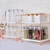 2/3 Tier Rose Gold Storage Holder Rack Shelf Organizer Shelving Countertop Units