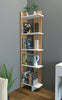 Decorotika Alice 5-Shelf Modern Corner Unit Bookcase Bookshelf Shelving Unit
