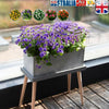 6 Bundles Artificial Flowers Plastic Fake Resistant Outdoor Plants Faux UV UK