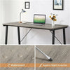 Computer Desk Simple PC Laptop Study Desk for Home Office Writing Table Grey