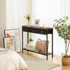 Console Table Side Table Hallway Table Slim Sofa Table Metal Mesh Frame