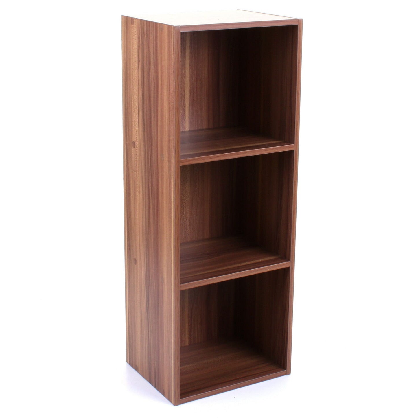 2 3 4 TIER WOODEN BOOKCASE SHELVING DISPLAY STORAGE UNIT CUBE WOOD SHELVES SHELF