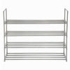 4 Tier Extendable Shoe Rack 16 Pairs Space Saving Storage Organiser Shelf