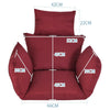 Garden Patio Hanging Egg Swing Chair Seat Pad Replacement Cushion Indoor Outdoor