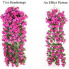 Artificial Fake Hanging Flowers Vine Plant Home Garden Decor Indoor Outdoor DDUK