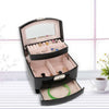 3 Layers Vanity Case Beauty Box Make up Jewelry Cosmetic Nail Storage Box Case