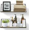 2Pack Vintage Industrial Wall Shelf Metal Wire Wood Rack Storage Display Unit UK