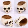 Skull Pen Pot Succulent Plant Stand Makeup Brushes Holder Festive Gothic Art DIY