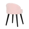 Scallop Velvet Dressing Table Stool Chair Vanity Piano Seat Bedroom Makeup Stool