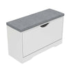 White Shoe Storage Bench Seat Shoes Cabinet Rack Hallway Organizer Cupboard Home