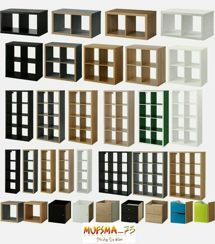 KALLAX Display Shelving Unit with DRONA Insert Box Bookcase Rack