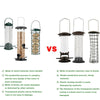Hanging Wild Bird Feeder set of 3 Seed Nut Fat Ball Garden Feeding Station UK