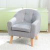 Children Sofa Couch Sturdy Armrest Seat Baby sofa Armchair Toddler Cushion Gray