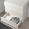 Chest Of Drawers White Black Bedroom Furniture Tall Wide Storage bedside cabinet