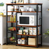 5 Tier Kitchen Storage Fruits Jar Rack Shelf Organiser Oven Microwave Holde