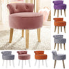 Upholstered Velvet Dressing Table Stool Chair Makeup Padded Bedroom Piano Stools