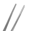 30cm Silver Stainless Steel Long Food Tongs Straight Tweezers Kitchen Tool BBQ
