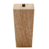 4x Wooden Legs Oak 4'' 6'' 8'' Square Tapered Furniture Feet Cabinet Sofa Chair