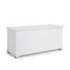 Ottoman Storage Chest White Toy Chest Bedding or Blanket Box Large Wooden New