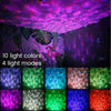 LED Galaxy Projector Lamp Starry Sky Night Light Ocean Star Party Speaker Remote