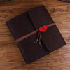 30 page Photo Album Leather Scrapbook Gifts Vintage Albums Travel Holiday DIY UK