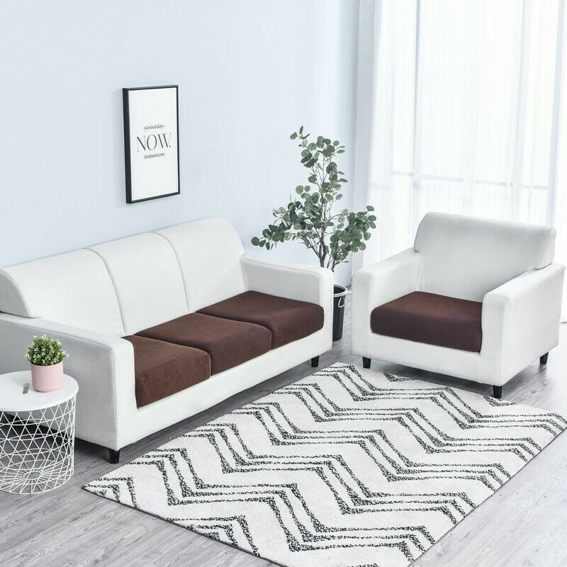 1-3 Seats Sofa Seat Cushion Covers Stretch Cushion Slipcovers Couch Protectors