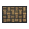 JVL Natural Coir & Rubber Indoor or Outdoor Non-Slip Door Mat