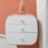 3 Tier Drawer Storage Box Portable Underwear Bra Socks Tidy Divider Jewelry Case