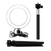 LED Ring Fill Light Stand Tripod Dimmable Lighting Youtube TIKTOK Live Lamp