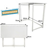 Small Foldable Computer Desk Folding Laptop Study Game PC Table Home Office