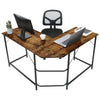 Home Office Computer Desk L-shaped Corner Desk Table Workstation Study Furniture