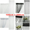 Home String Curtains Room Net Fringe Panel For Door Fly Screen Window Divider UK