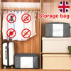 3Pcs Clothes Storage Bag Zipped Organizer Underbed Wardrobe Cube Closet Boxes UK
