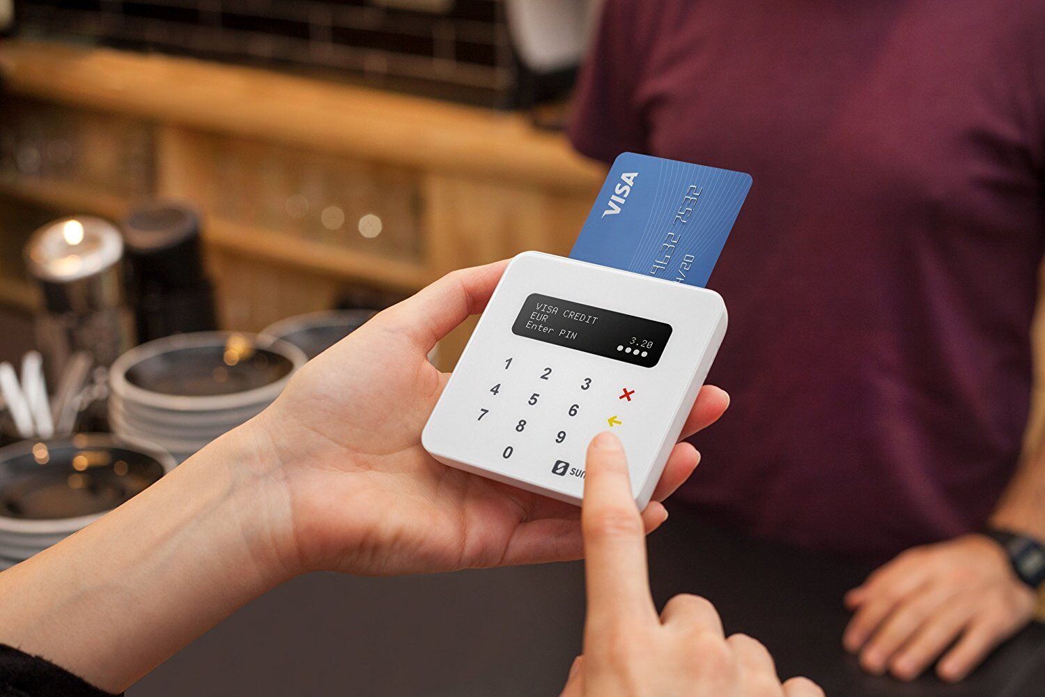 Wireless Air Credit Card Reader Shop Visa Bluetooth Contactless Paymen ...