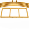 Gold 2M Round Hoop Balloon Arch Backdrop Flower Display Stand Wedding Frame DIY