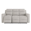 BERLIN 1+2+3 FABRIC MANUAL RECLINER DRINKS CONSOLE LIVING ROOM RECLINING SOFA