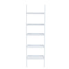 Leaning Ladder Shelving Unit 5Tier Display Bookshelf Bookcase Wall Shelf Storage