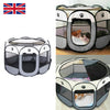 Foldable Pet Soft Playpen Dog Cat Rabbit Puppy Play Crate Cage Tent Portable Use