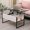 Living Room Lift Up Top Coffee Table with Storage Shelf Different Color Choice