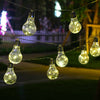 25FT Outdoor Lights 30 Solar Power Bulb String Lights Garden Party Fairy Lights