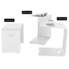Nest of 3 Tables Side End Table Coffee Table Wooden White Living Room Furniture