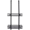 73CM Non Rust Bathroom Shower Shelf Storage Hanging Basket Caddy w/ 2 Hooks