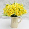 ARTIFICIAL SILK FLOWERS SMALL DAFFODIL BUNCH Wedding Home Outdoor