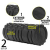 13" Foam Roller 2 in 1 Deep Tissue Massage Exercise Yoga Pilates High Density
