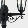 Victorian 220cm Black 3 Way Lantern Outdoor Garden Lamp Post LED Lighting IP44