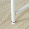 Computer Laptop Table Desk Wood Top Study Office Home Workstation Black/White