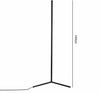 RGB Colour Changing LED Corner Floor Lamp Minimalist Mood Light 140cm Tall